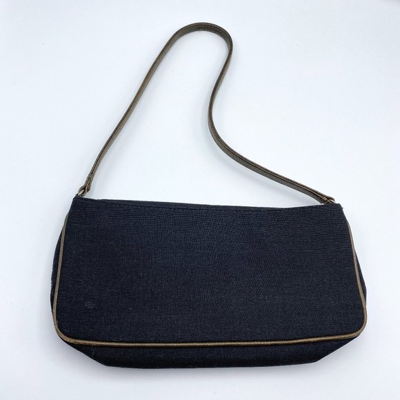 kate spade Handbags - Kate Spade New York Clutch Small Handbag Denim Canvas